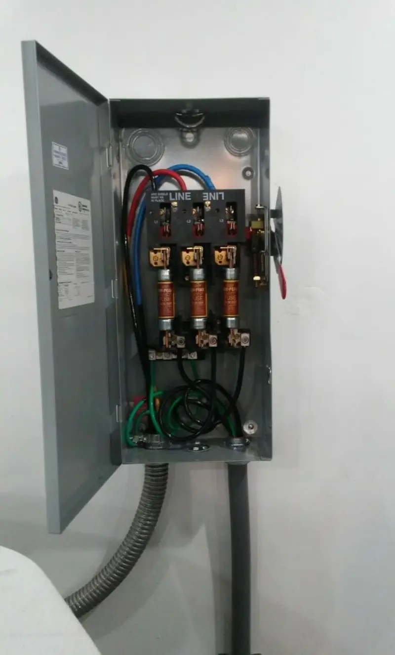 Three-phase disconnect switch installed for Electrical Wiring & Rewiring in Lock Haven